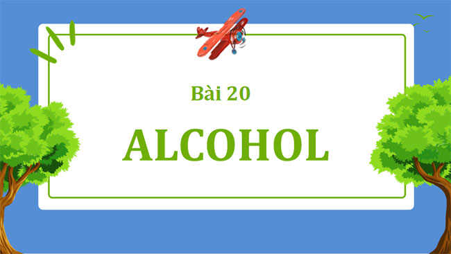 Giáo án Hóa học 11 Bài 20: Alcohol