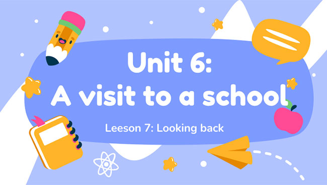 Giáo án PowerPoint Tiếng Anh 7 Unit 6: Looking Back