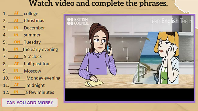 Giáo án PowerPoint Tiếng Anh 7 Unit 6: A Closer Look 1