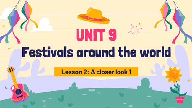 Tiếng Anh 7 Unit 9: A Closer Look 1