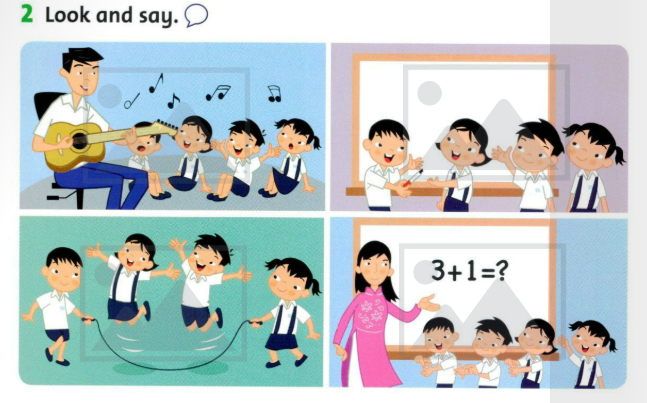 Tiếng Anh lớp 1 Family and Friends Fluency time 1 Lesson 1 minh họa 2