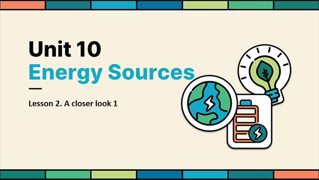 Tiếng Anh 7 Unit 10: A Closer Look 1