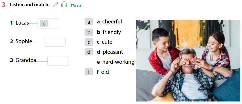 Workbook tiếng Anh lớp 4 Unit 1 lesson 3 trang 10 11 minh họa 3