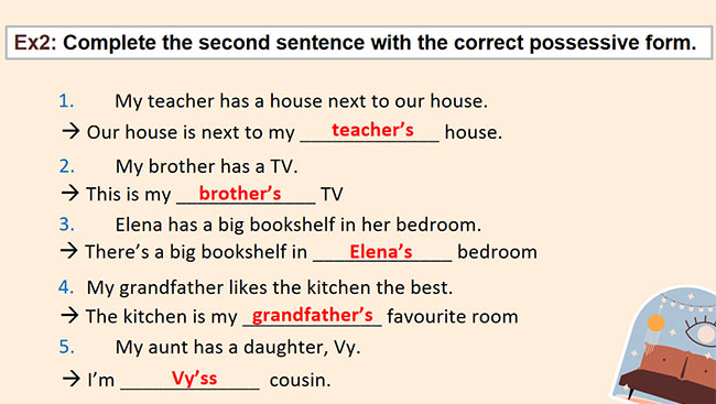 PowerPoint Tiếng Anh 6 Unit 2: Looking Back
