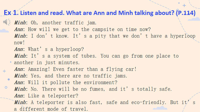 Tiếng Anh 7 Unit 11: Getting Started
