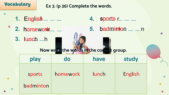 PowerPoint Tiếng Anh 6 Review 1: Language