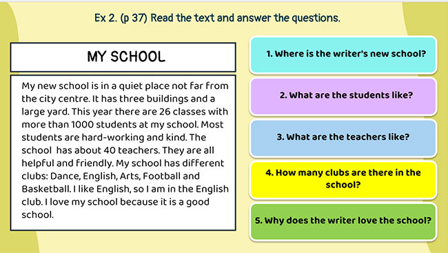 PowerPoint Tiếng Anh 6 Review 1: Skills