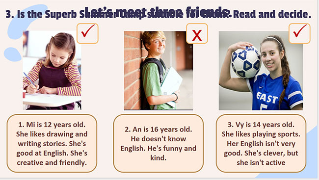 PowerPoint Tiếng Anh 6 Unit 3: Skills 1