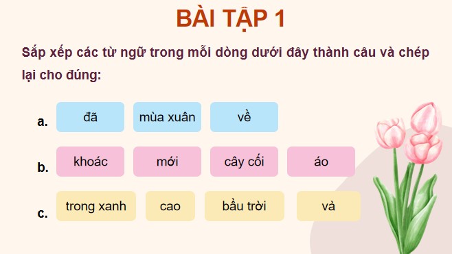 PowerPoint Tiếng Việt 4 Câu