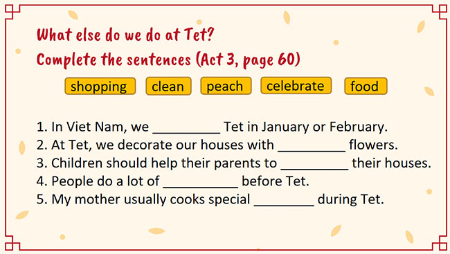 PowerPoint Tiếng Anh 6 Unit 6: A Closer Look 1
