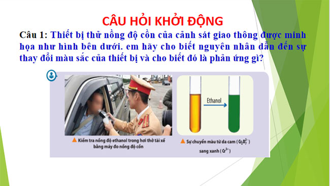 PowerPoint Hóa học 10 Bài 12: Phản ứng oxi hóa khử và ứng dụng trong cuộc sống