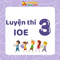 Luyện thi IOE lớp 3 dạng điền từ vào chỗ trống
