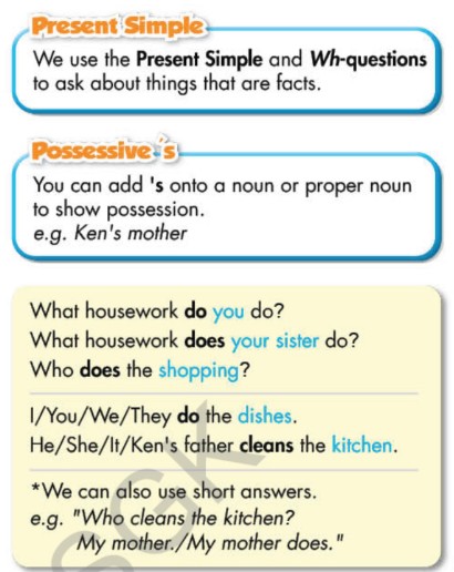 Tiếng Anh lớp 6 Unit 1 lesson 2