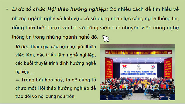 Hội thảo hướng nghiệp