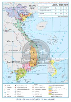 Giải Chuyên đề Địa 12 Chân trời sáng tạo: Các loại vùng kinh tế