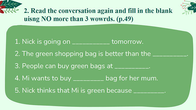 PowerPoint Tiếng Anh 6 Unit 11: Getting Started