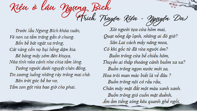 Kiều ở lầu Ngưng Bích