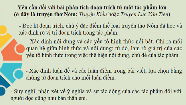 Phân tích một đoạn trích tác phẩm văn học