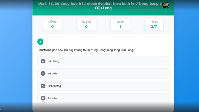Sử dụng hợp lí tự nhiên để phát triển kinh tế ở Đồng bằng sông Cửu Long