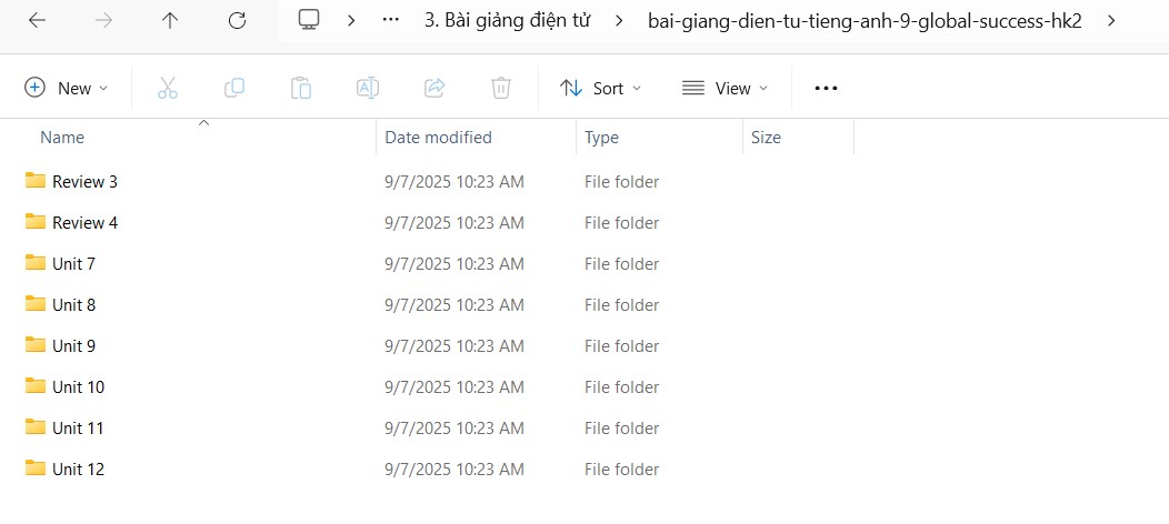 Bài giảng điện tử tiếng Anh 9 Global Success HK2