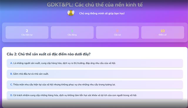 Các chủ thể của nền kinh tế