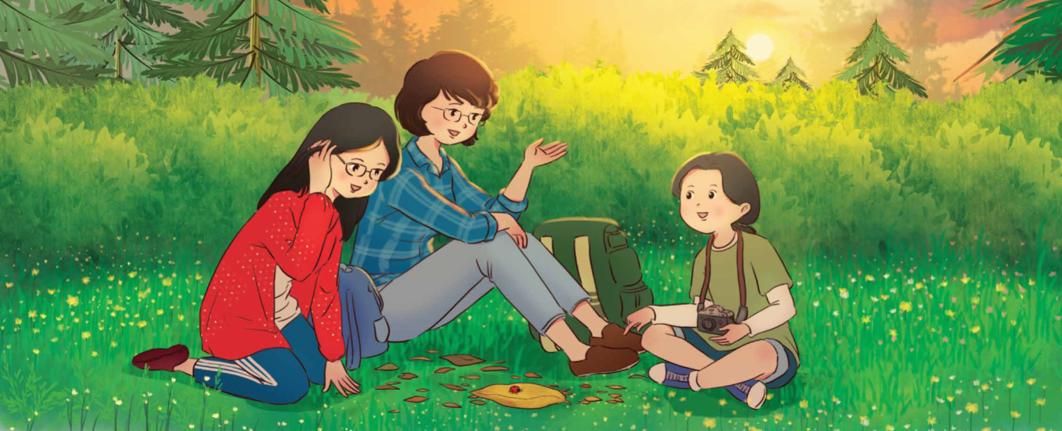 Chiều dưới chân núi