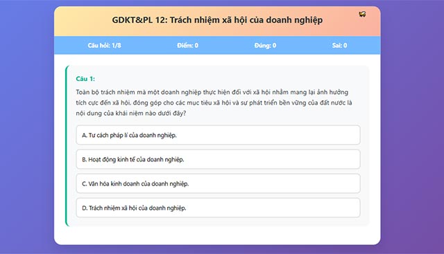 Trách nhiệm xã hội của doanh nghiệp