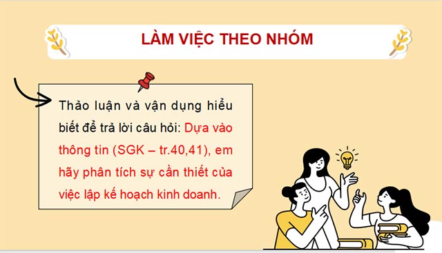Lập kế hoạch kinh doanh