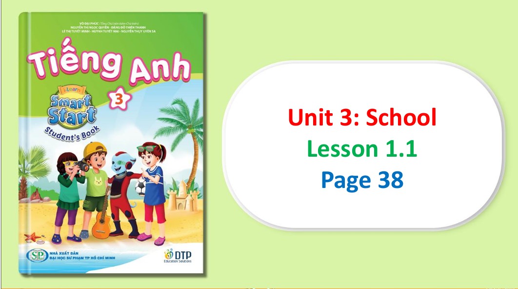 Bài giảng điện tử tiếng Anh 3 i-Learn Smart Start Unit 3