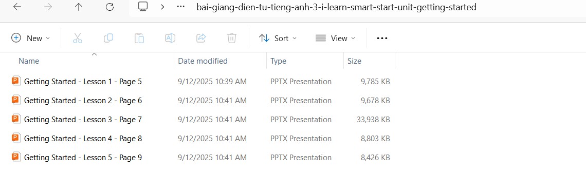 Bài giảng điện tử tiếng Anh 3 i-Learn Smart Start Unit Getting Started