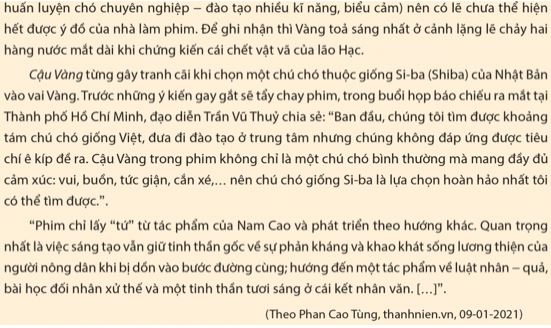 Soạn Chuyên đề Ngữ văn 12 Cánh diều phần 3 - Chuyên đề 2