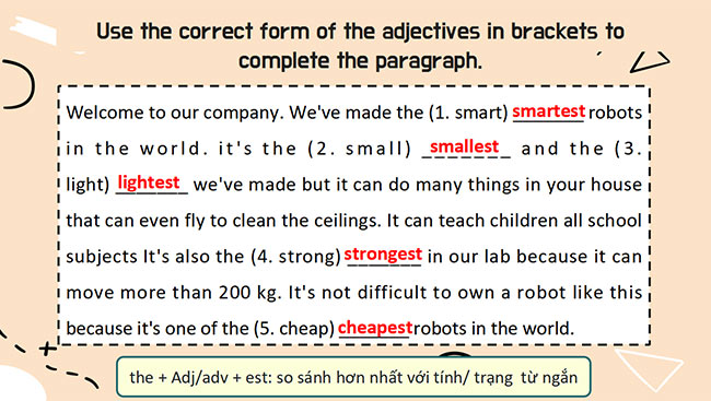 PowerPoint Tiếng Anh 6 Unit 12: Looking Back