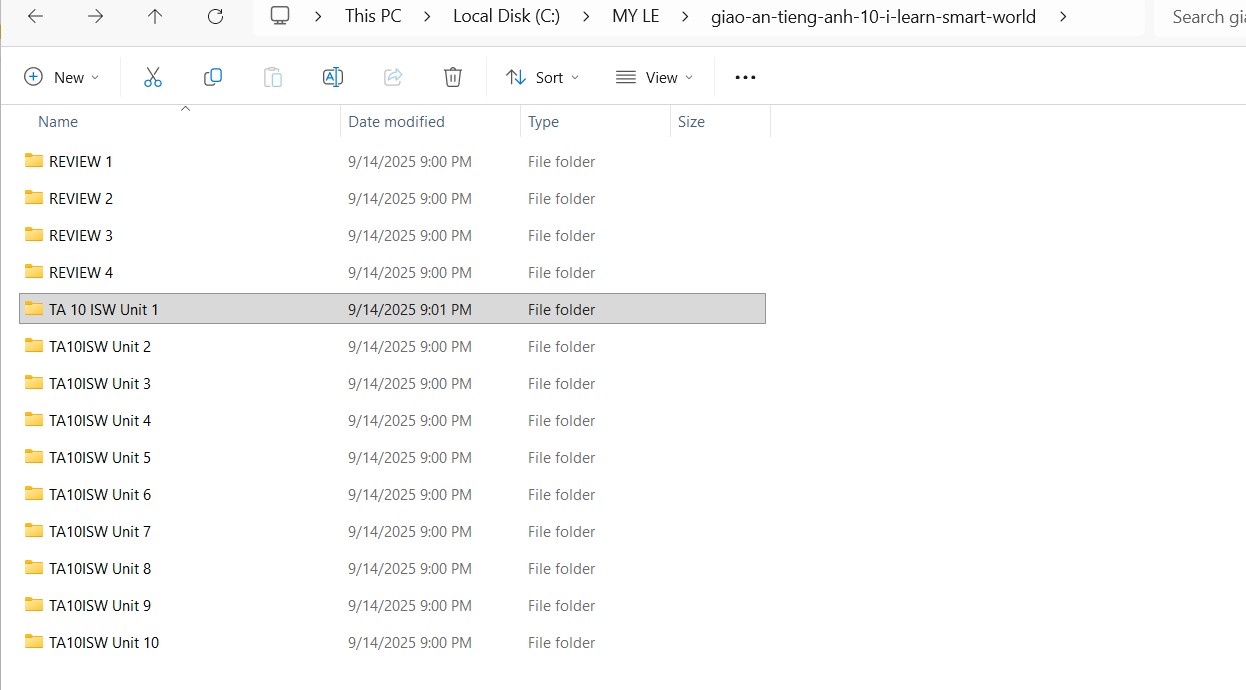 Giáo án tiếng Anh 10 i-Learn Smart World