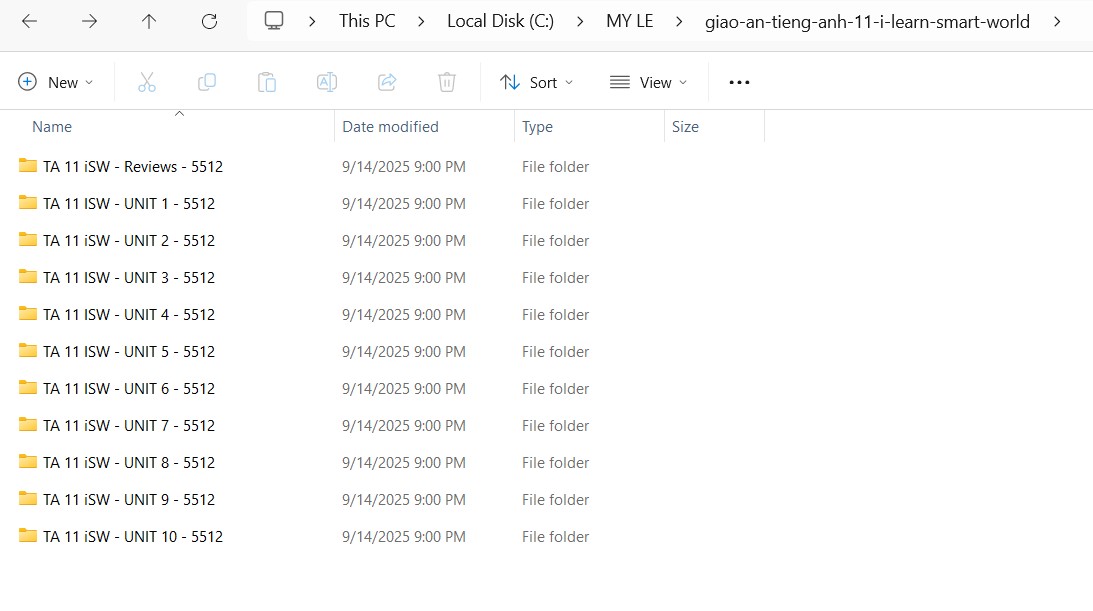 Giáo án tiếng Anh 11 i-Learn Smart World