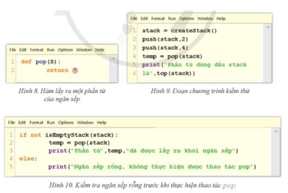 Giải Chuyên đề Tin học 12 Cánh diều bài 2: Kiểu dữ liệu ngăn xếp