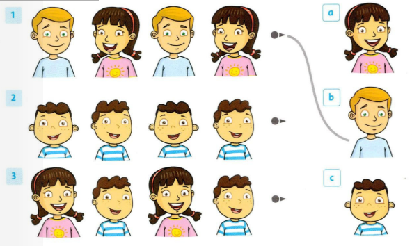 Giải SBT tiếng Anh 1 Unit Starter Hello! Lesson 2 minh họa 1