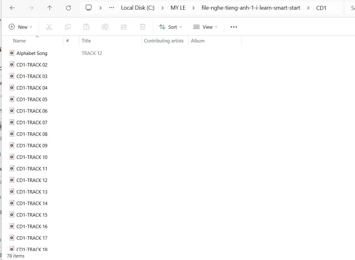File nghe tiếng Anh 1 i-Learn Smart Start - CD1