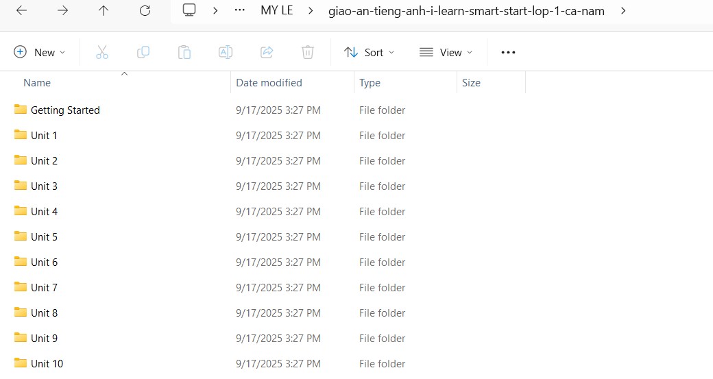 Giáo án tiếng Anh i-Learn Smart Start lớp 1 cả năm