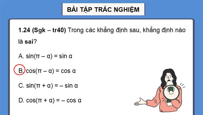 Giáo án PowerPoint Toán 11 Bài tập cuối chương 1