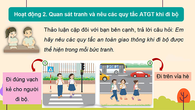 PowerPoint Đạo đức 3 Bài 1: An toàn giao thông khi đi bộ