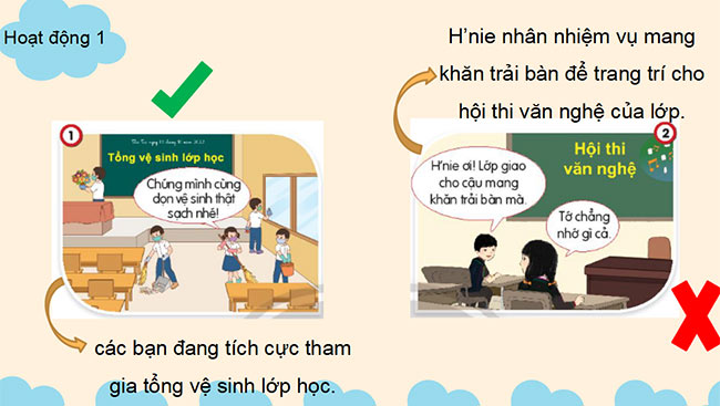 PowerPoint Đạo đức 3 Bài 5: Tích cực hoàn thành nhiệm vụ ở lớp, ở trường