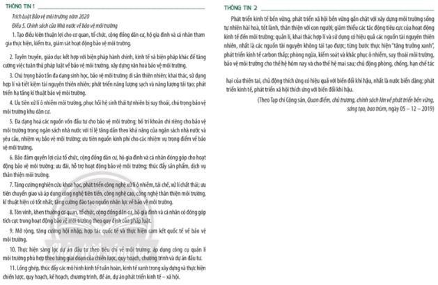 Giải Chuyên đề Kinh tế Pháp luật 11 Chân trời sáng tạo bài 1