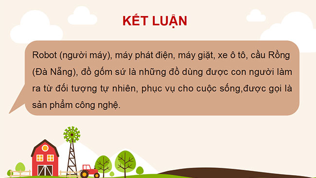 PowerPoint Công nghệ 3 Bài 1: Tự nhiên và công nghệ