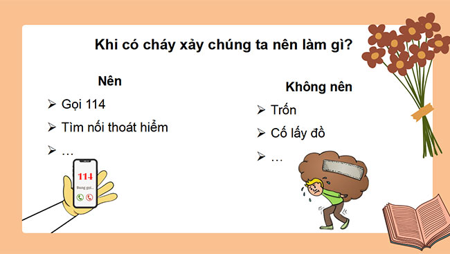 PowerPoint Tự nhiên và xã hội 3 Phòng tránh hỏa hoạn khi ở nhà