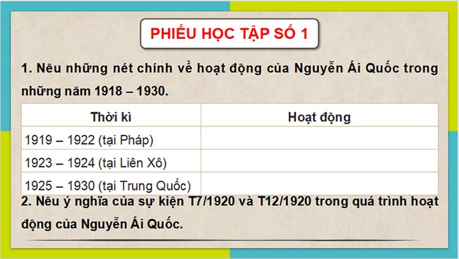 Giáo án PowerPoint Lịch sử 9 Kết nối tri thức Bài 6