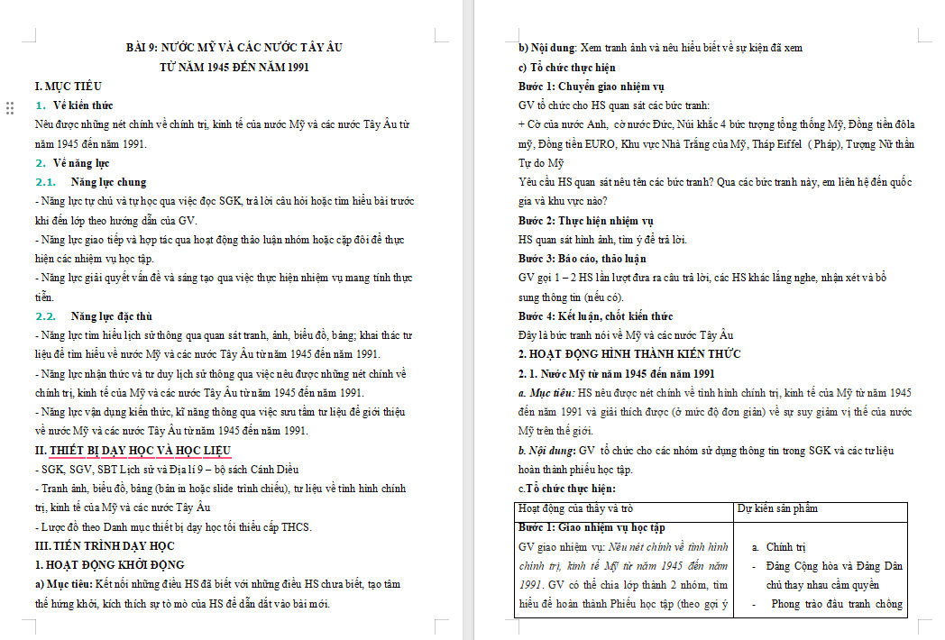 Giáo án PowerPoint Lịch sử 9 Bài 9 Kết nối tri thức