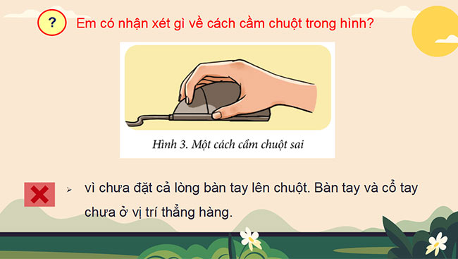 PowerPoint Tin học 3 Em tập sử dụng chuột