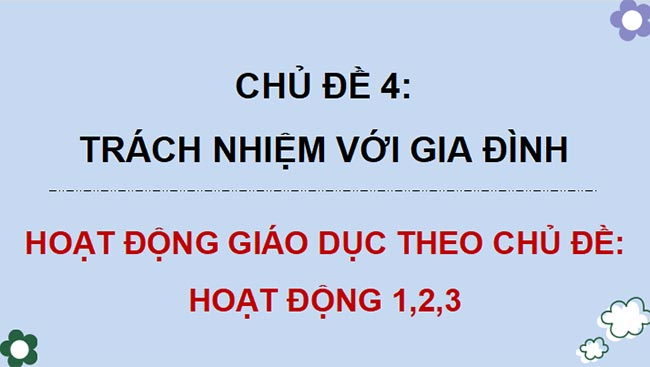 Trách nhiệm với gia đình