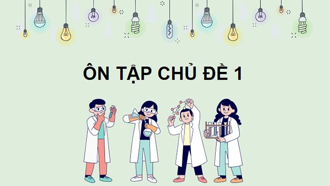  Khoa học tự nhiên 7 Ôn tập chủ đề 1
