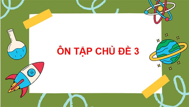  Khoa học tự nhiên 7 Ôn tập chủ đề 3